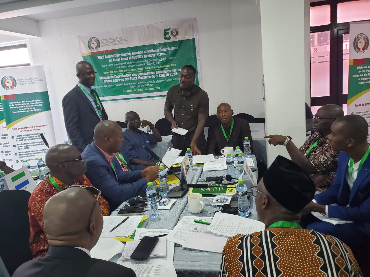 Chairman Fromayan Joins ECOWAS member States for NATCOMs 2025 coordination Meeting in Accra, Ghana.Chairman Fromayan Joins ECOWAS member States for NATCOMs 2025 coordination Meeting in Accra, Ghana.